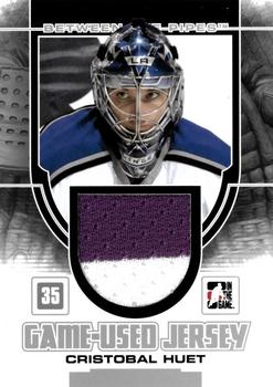 2013-14 In The Game Between the Pipes - Game-Used Jersey Silver #GUM-30 Cristobal Huet Front