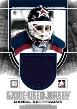 2013-14 In The Game Between the Pipes - Game-Used Jersey Silver #GUM-34 Daniel Berthiaume Front