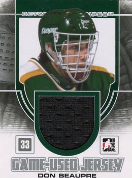 2013-14 In The Game Between the Pipes - Game-Used Jersey Silver #GUM-38 Don Beaupre Front