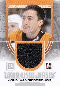 2013-14 In The Game Between the Pipes - Game-Used Jersey Silver #GUM-43 John Vanbiesbrouck Front