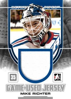 2013-14 In The Game Between the Pipes - Game-Used Jersey Silver #GUM-46 Mike Richter Front