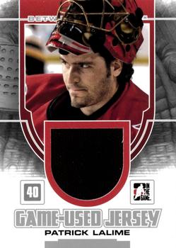 2013-14 In The Game Between the Pipes - Game-Used Jersey Silver #GUM-47 Patrick Lalime Front