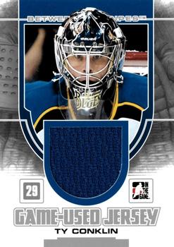 2013-14 In The Game Between the Pipes - Game-Used Jersey Silver #GUM-52 Ty Conklin Front