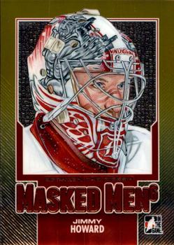 2013-14 In The Game Between the Pipes - Masked Men 6 Gold #MM-06 Jimmy Howard Front