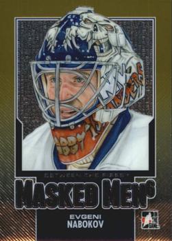 2013-14 In The Game Between the Pipes - Masked Men 6 Gold #MM-11 Evgeni Nabokov Front