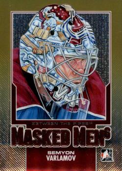 2013-14 In The Game Between the Pipes - Masked Men 6 Gold #MM-15 Semyon Varlamov Front