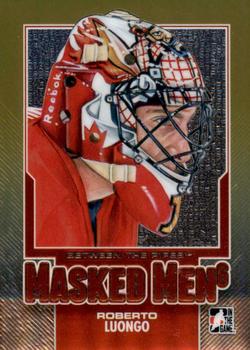 2013-14 In The Game Between the Pipes - Masked Men 6 Gold #MM-47 Roberto Luongo Front