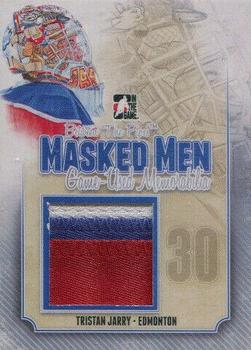 2013-14 In The Game Between the Pipes - Masked Men Game-Used Memorabilia Silver #MMM-TJ Tristan Jarry Front