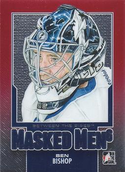2013-14 In The Game Between the Pipes - Masked Men 6 Red #MM-01 Ben Bishop Front