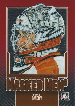 2013-14 In The Game Between the Pipes - Masked Men 6 Red #MM-03 Ray Emery Front