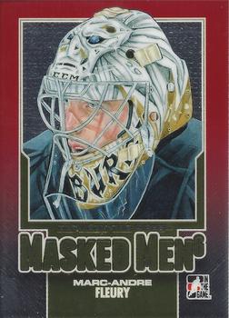 2013-14 In The Game Between the Pipes - Masked Men 6 Red #MM-05 Marc-Andre Fleury Front