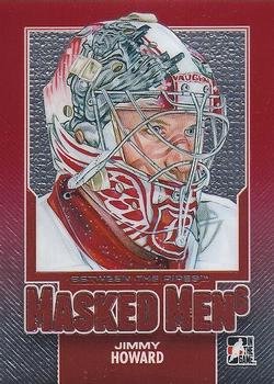 2013-14 In The Game Between the Pipes - Masked Men 6 Red #MM-06 Jimmy Howard Front