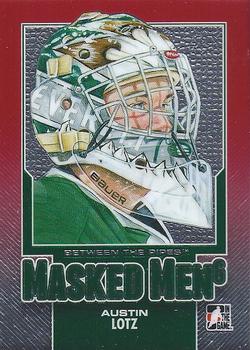 2013-14 In The Game Between the Pipes - Masked Men 6 Red #MM-19 Austin Lotz Front
