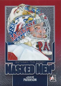 2013-14 In The Game Between the Pipes - Masked Men 6 Red #MM-24 Jake Paterson Front