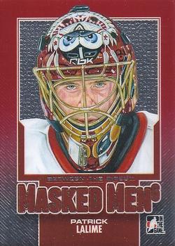 2013-14 In The Game Between the Pipes - Masked Men 6 Red #MM-36 Patrick Lalime Front