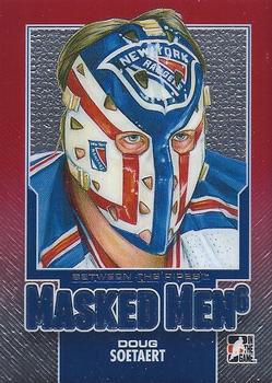 2013-14 In The Game Between the Pipes - Masked Men 6 Red #MM-41 Doug Soetaert Front