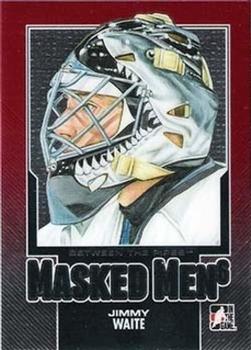 2013-14 In The Game Between the Pipes - Masked Men 6 Red #MM-42 Jimmy Waite Front
