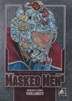 2013-14 In The Game Between the Pipes - Masked Men 6 Silver #MM-17 Eric Comrie Front
