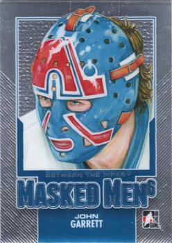 2013-14 In The Game Between the Pipes - Masked Men 6 Silver #MM-28 John Garrett Front