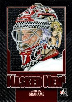 2013-14 In The Game Between the Pipes - Masked Men 6 Silver #MM-29 John Grahame Front