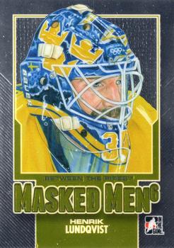 2013-14 In The Game Between the Pipes - Masked Men 6 Silver #MM-46 Henrik Lundqvist Front