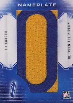 2013-14 In The Game Between the Pipes - Nameplates #NP-184 Jhonas Enroth Front