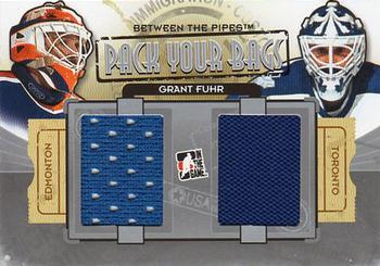 2013-14 In The Game Between the Pipes - Pack Your Bags Jerseys Silver #PYB-11 Grant Fuhr Front
