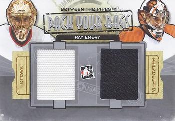 2013-14 In The Game Between the Pipes - Pack Your Bags Jerseys Silver #PYB-17 Ray Emery Front