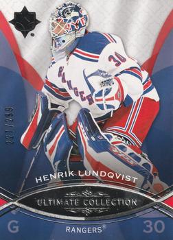 2008-09 Upper Deck Ultimate Collection #25 Henrik Lundqvist Front