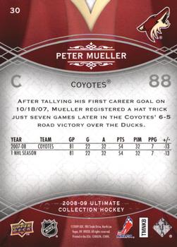 2008-09 Upper Deck Ultimate Collection #30 Peter Mueller Back
