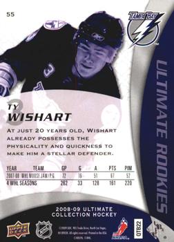2008-09 Upper Deck Ultimate Collection #55 Ty Wishart Back