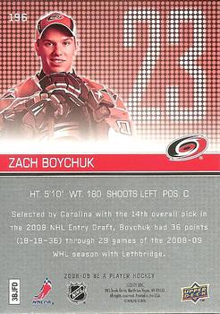 2008-09 Upper Deck Be a Player #196 Zach Boychuk Back