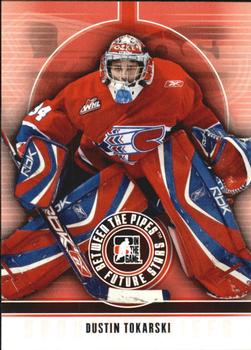2008-09 In The Game Between The Pipes #15 Dustin Tokarski Front