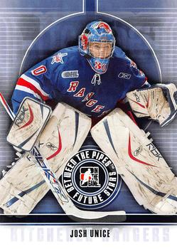 2008-09 In The Game Between The Pipes #25 Josh Unice Front
