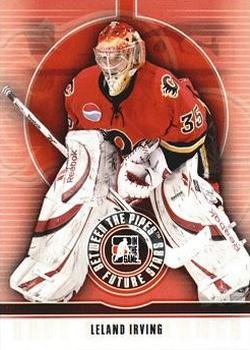 2008-09 In The Game Between The Pipes #30 Leland Irving Front