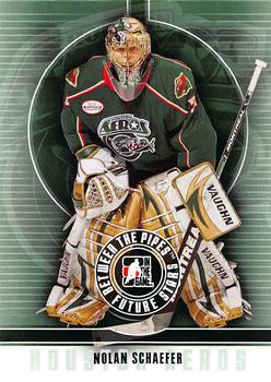 2008-09 In The Game Between The Pipes #36 Nolan Schaefer Front