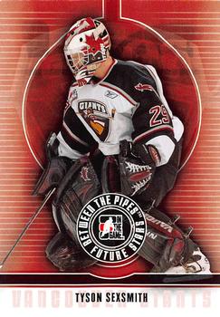2008-09 In The Game Between The Pipes #50 Tyson Sexsmith Front