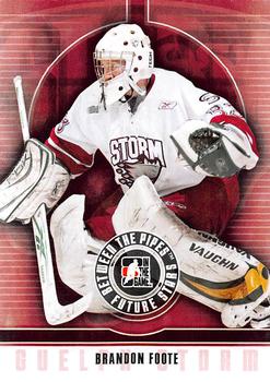 2008-09 In The Game Between The Pipes #54 Brandon Foote Front