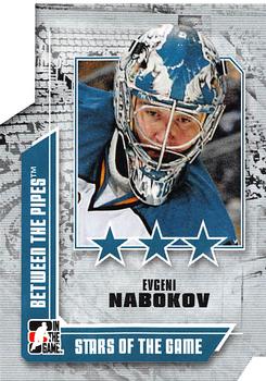2008-09 In The Game Between The Pipes #60 Evgeni Nabokov Front