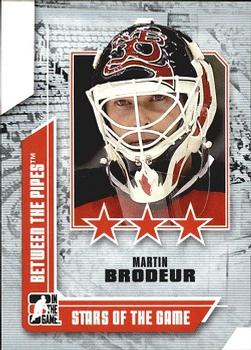 2008-09 In The Game Between The Pipes #66 Martin Brodeur Front