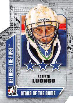 2008-09 In The Game Between The Pipes #72 Roberto Luongo Front