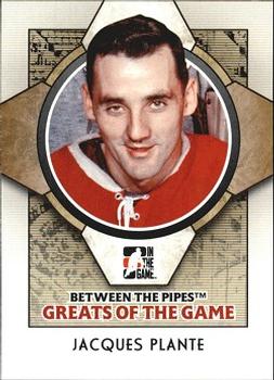 2008-09 In The Game Between The Pipes #76 Jacques Plante Front