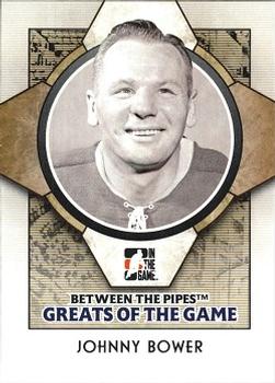2008-09 In The Game Between The Pipes #77 Johnny Bower Front