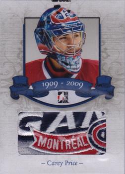 2008-09 In The Game Bleu Blanc et Rouge #5 Carey Price Front