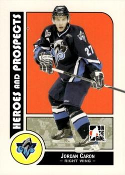 2008-09 In The Game Heroes and Prospects #127 Jordan Caron Front