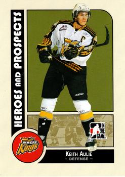 2008-09 In The Game Heroes and Prospects #129 Keith Aulie Front
