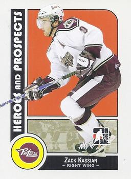 2008-09 In The Game Heroes and Prospects #146 Zack Kassian Front