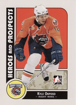 2008-09 In The Game Heroes and Prospects #30 Kyle Okposo Front