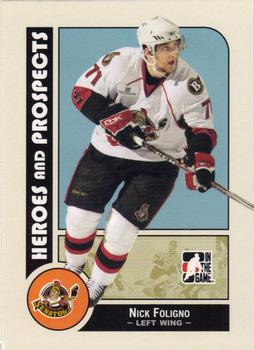 2008-09 In The Game Heroes and Prospects #34 Nick Foligno Front