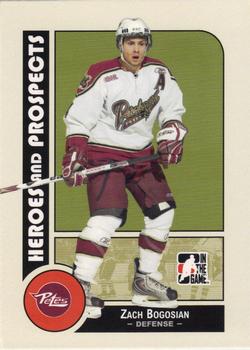 2008-09 In The Game Heroes and Prospects #61 Zach Bogosian Front